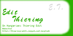 edit thiering business card